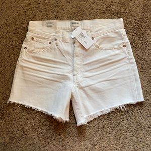Parker long white shorts